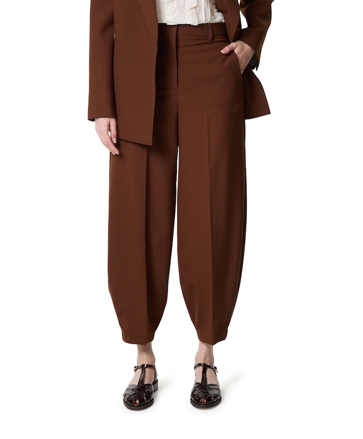 dames broek bruin