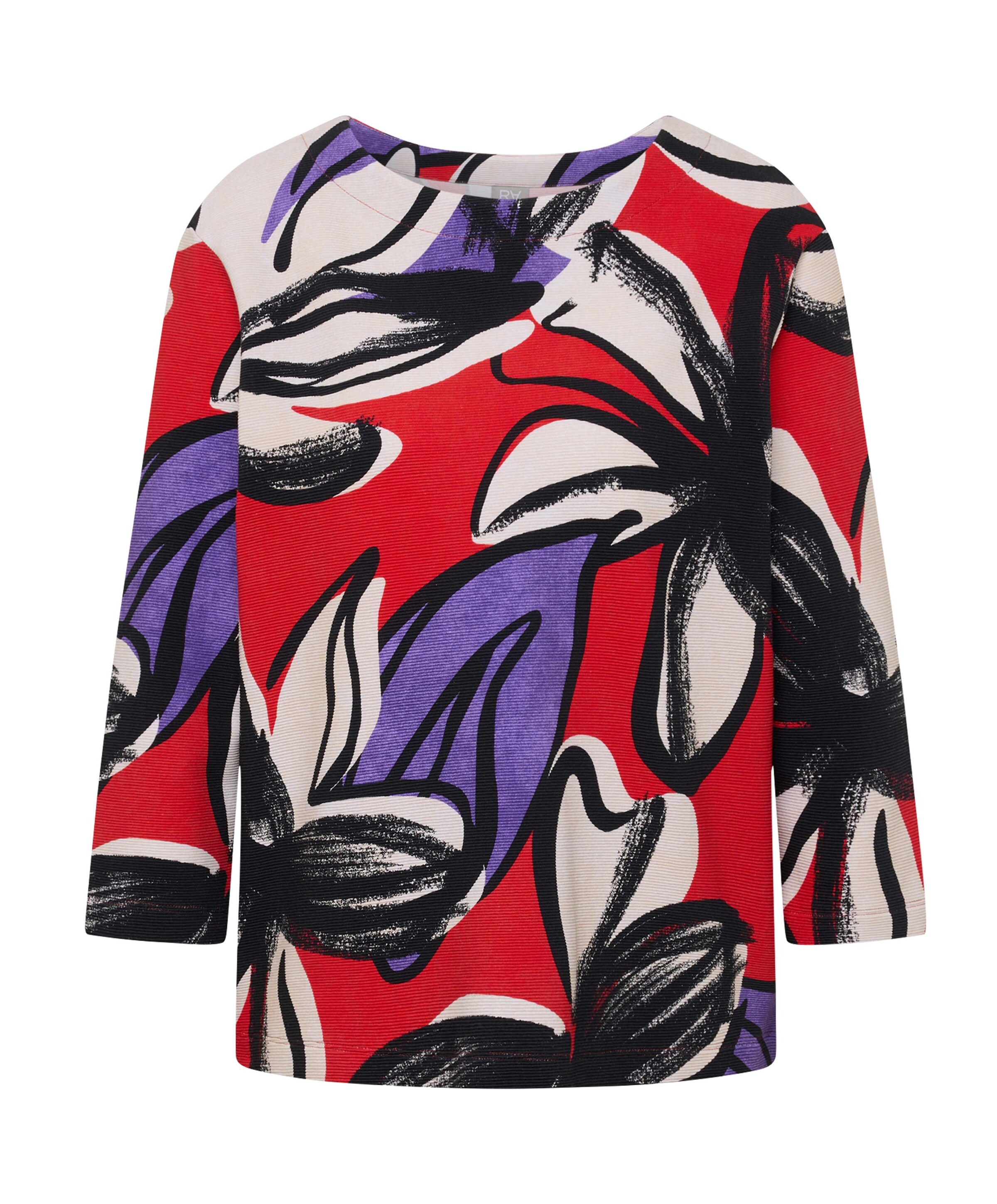 Dames longsleeve rood