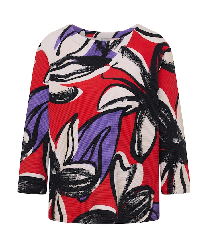 Dames longsleeve rood