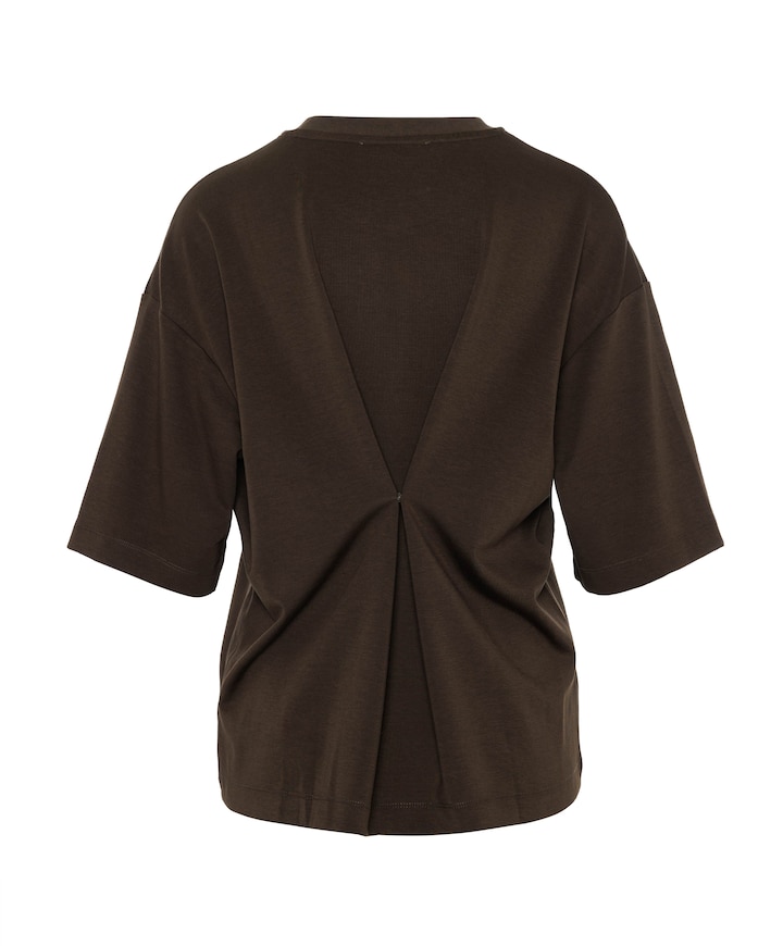 Dames T-shirt bruin