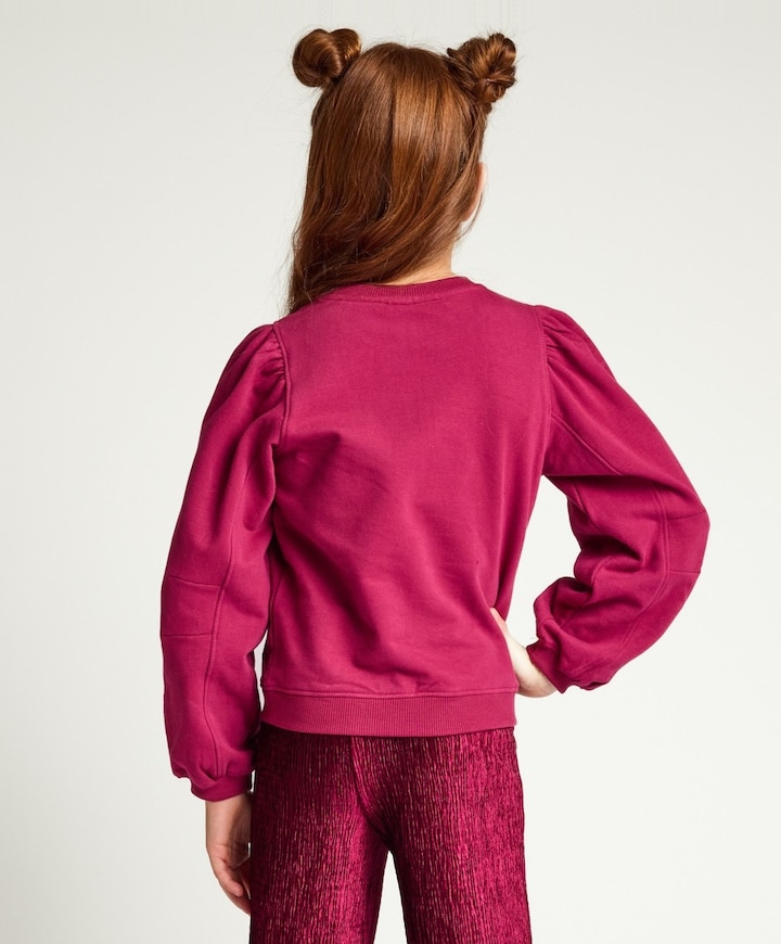 Meisjes sweater bordeaux