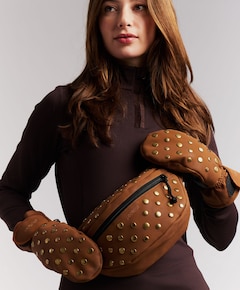 Wintersport crossbodytas bruin