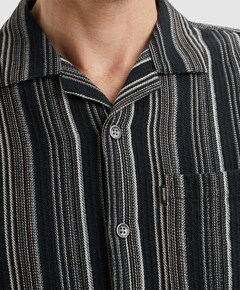 Overhemd korte mouw blauw