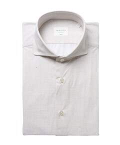 Overhemd lange mouw beige