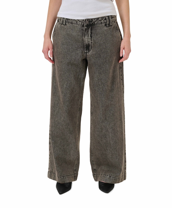 MWTessa 160 Mid X-Wide dames jeans grijs