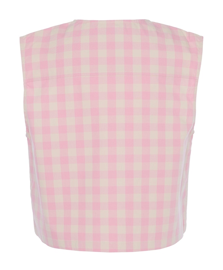 Dames gilet roze
