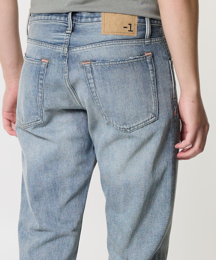 Regular leg heren jeans blauw