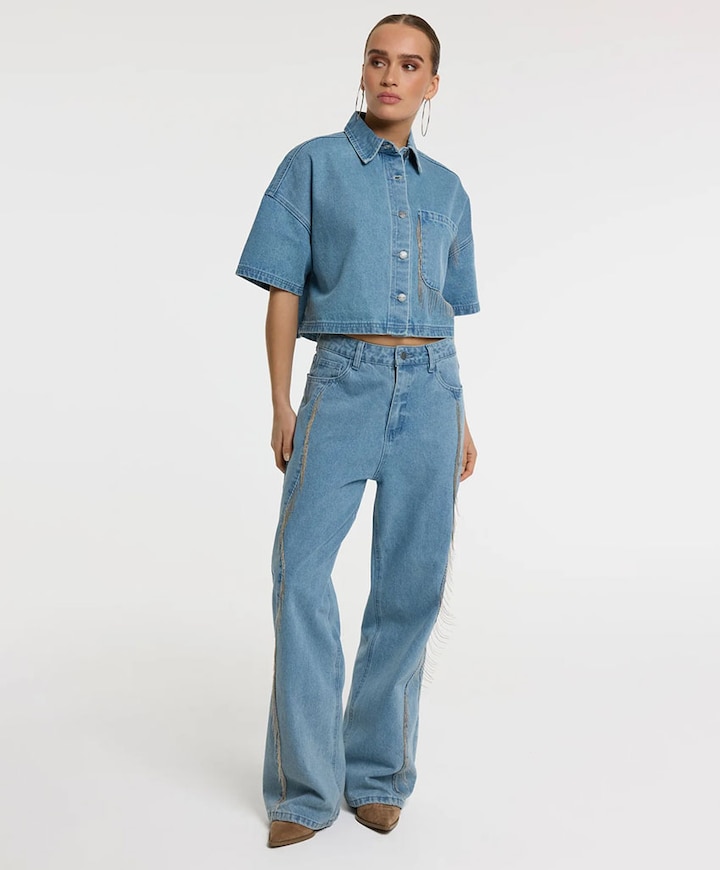 PAYTON PANTS dames jeans blauw