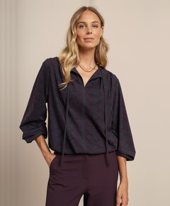 Dames blouse bordeaux