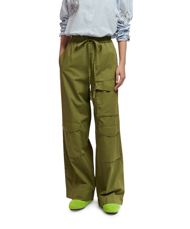Fopy cargo pocket pants groen