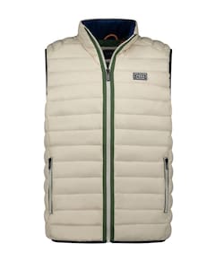 Heren bodywarmer beige