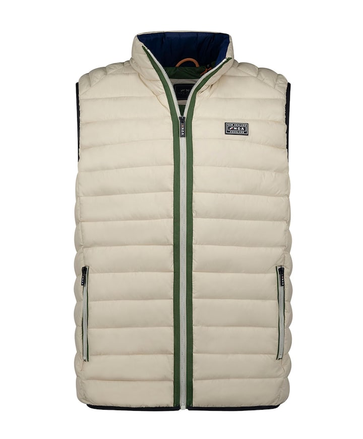 Heren bodywarmer beige