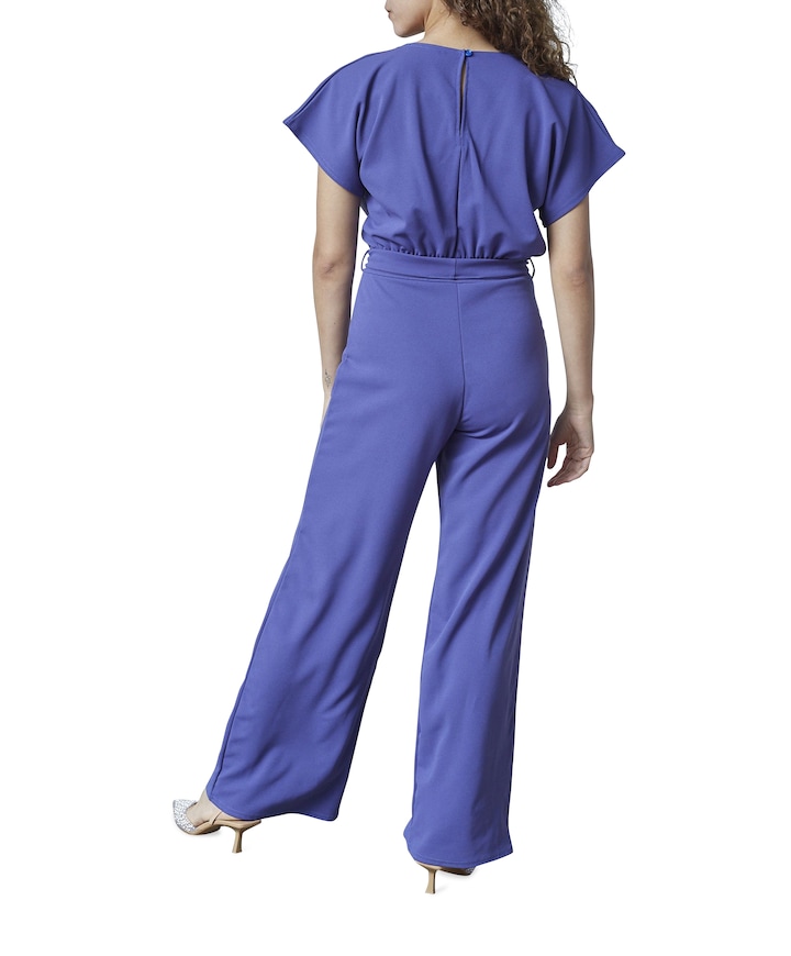 Girl-ju.v dames jumpsuit blauw