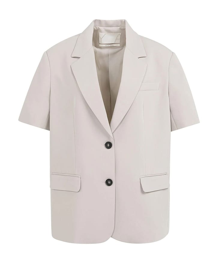 Dames blazer grijs