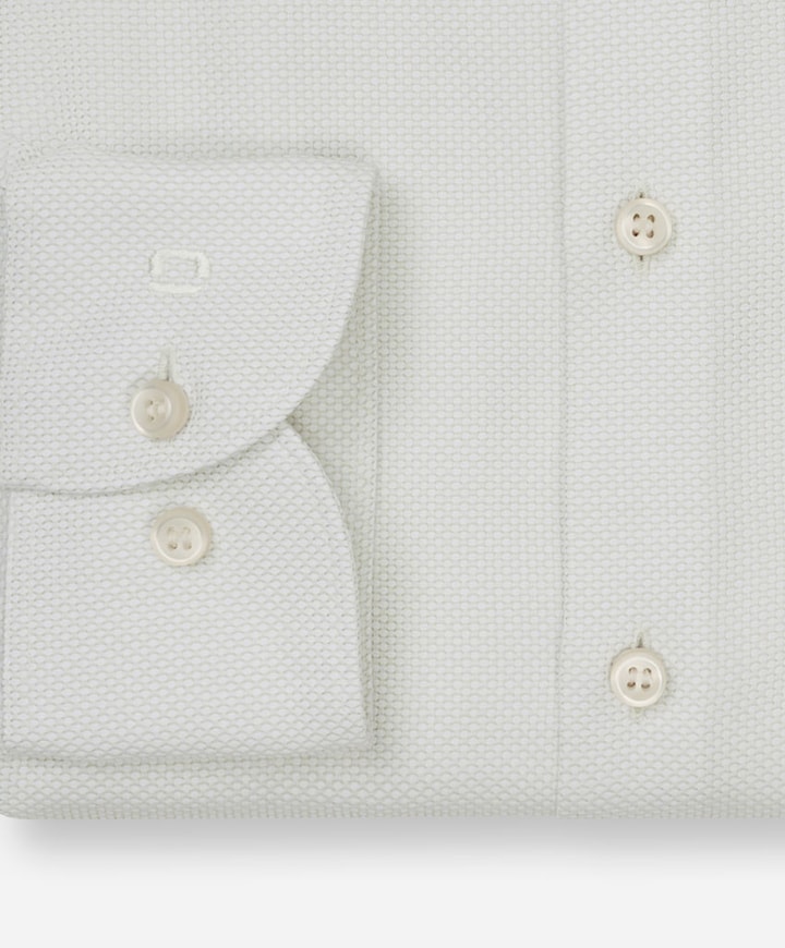 Heren overhemd lange mouw groen