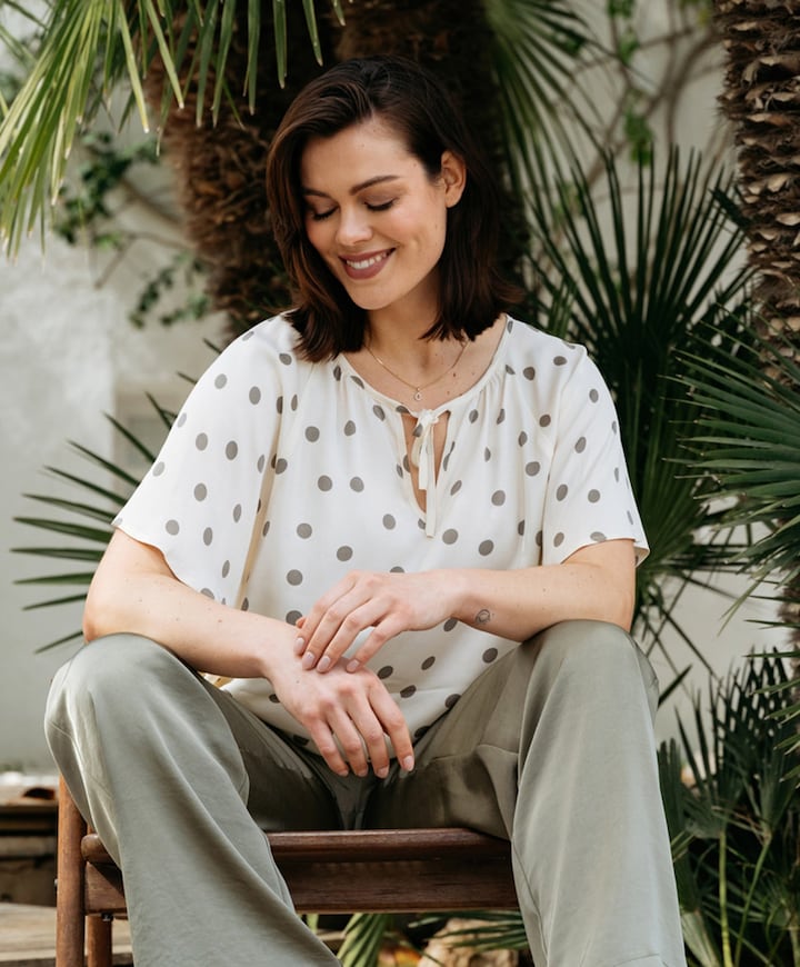 Dames blouse ecru