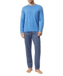 Heren pyjamaset blauw