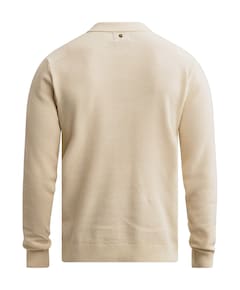 Heren polo ecru