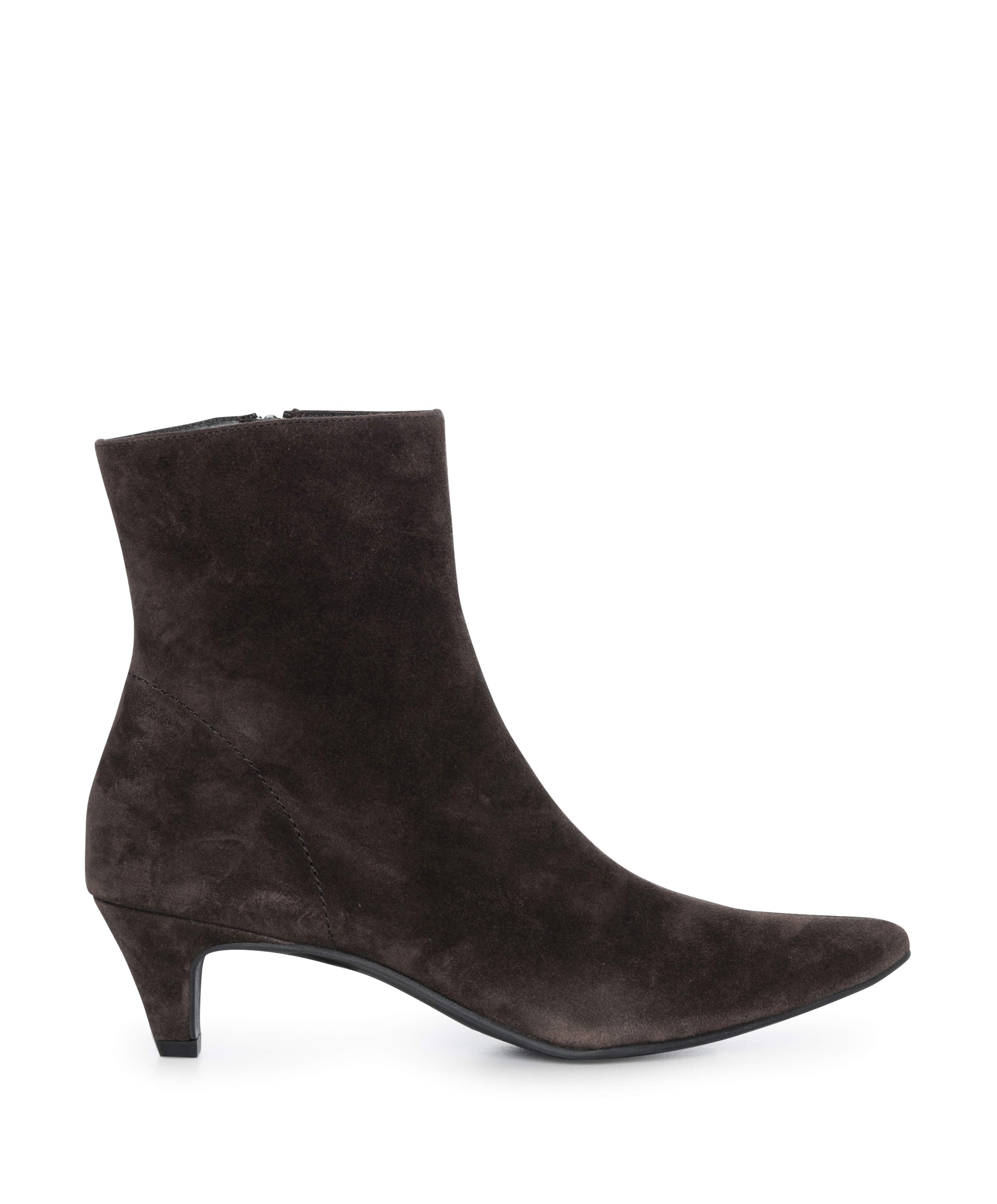 dames enkellaarzen bruin