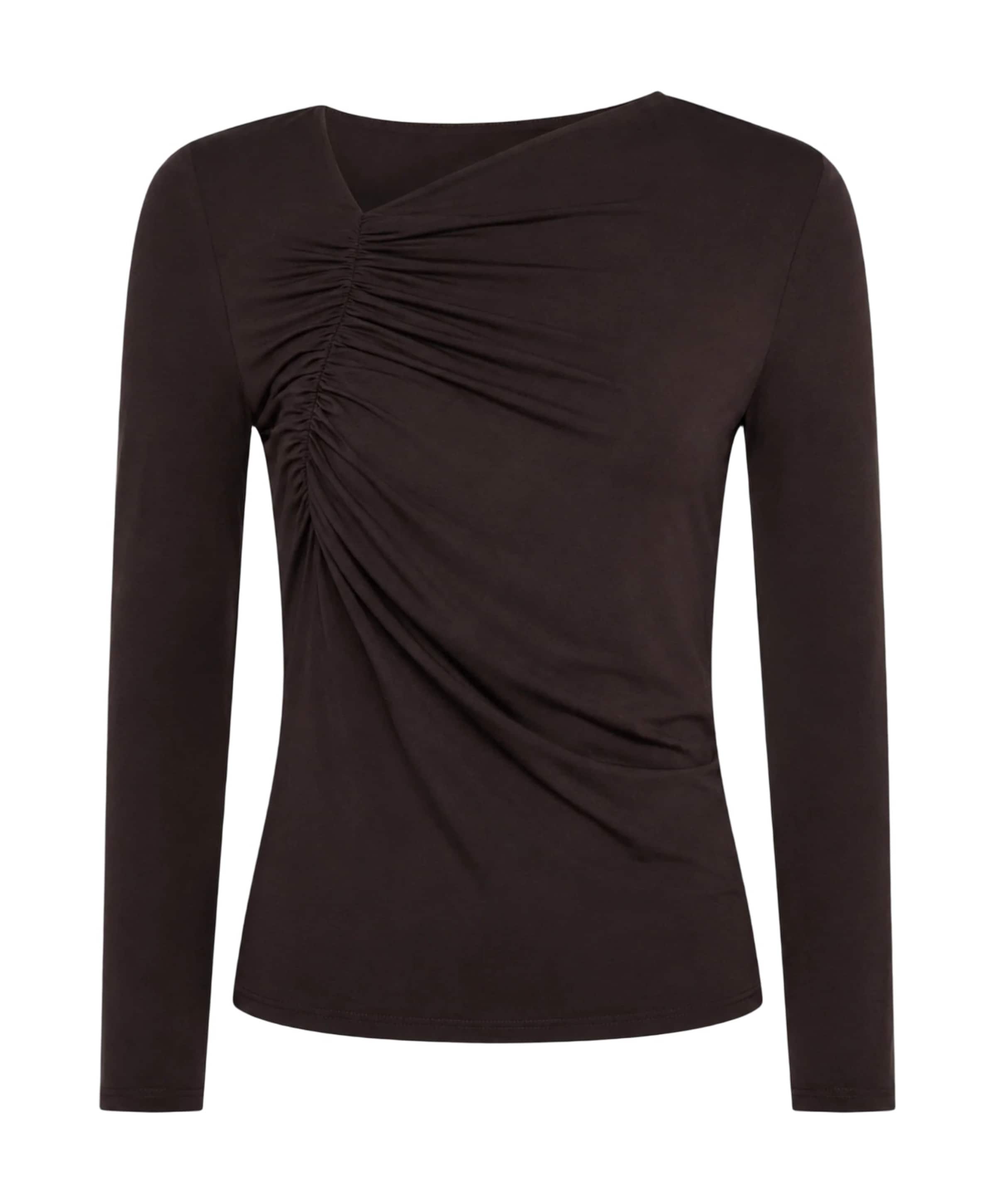 Dames longsleeve bruin