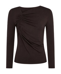 Dames longsleeve bruin