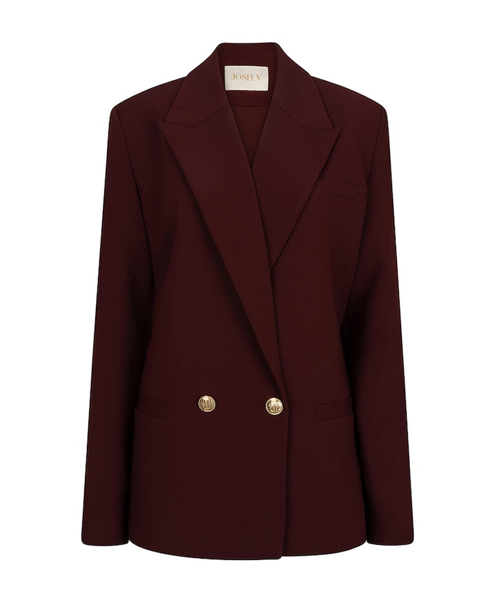 Dames blazer bordeaux