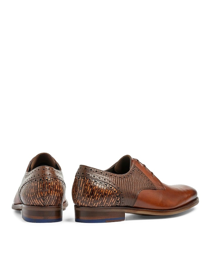 heren veterschoenen bruin