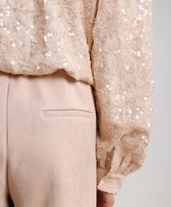 Jill Suedine broek roze