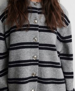 Dames vest grijs