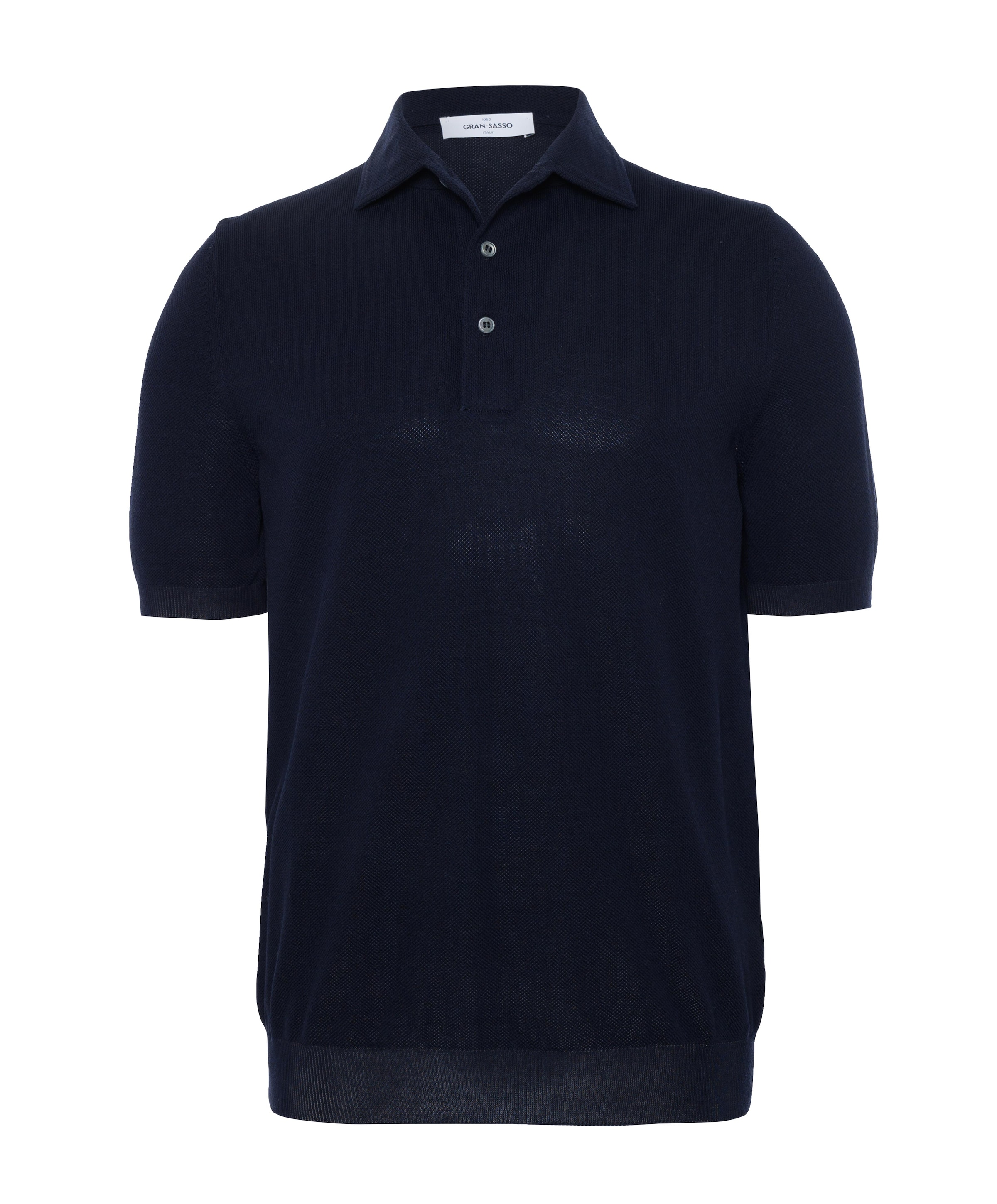 Heren polo blauw