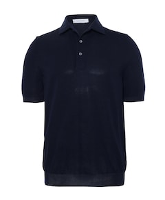 Heren polo blauw