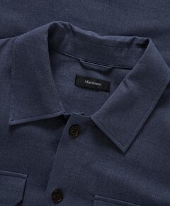Heren overshirt blauw