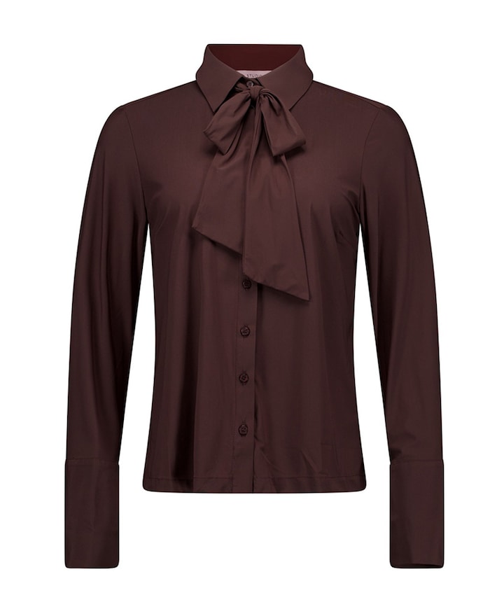 Dames blouse bruin