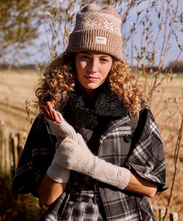 Dames handschoenen ecru