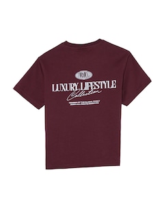 Jongens T-shirt bordeaux