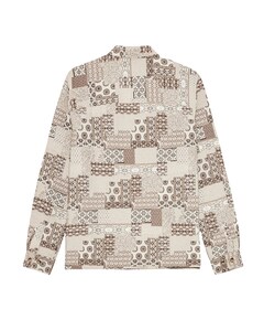 Heren overshirt beige