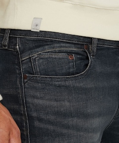 SHIFTBACK TAPERED NIGHT COAL BLACK heren jeans blauw