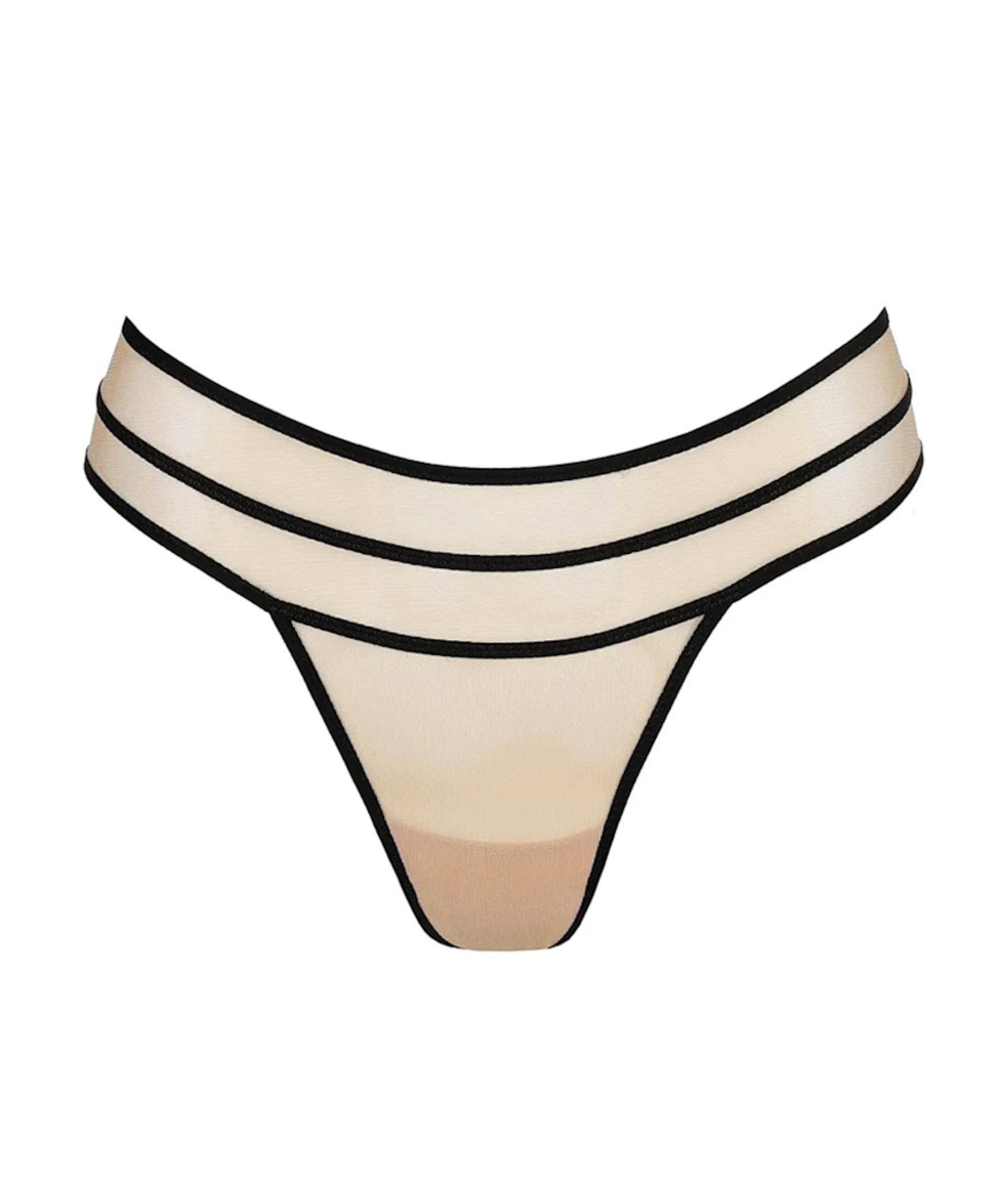 Dames string beige