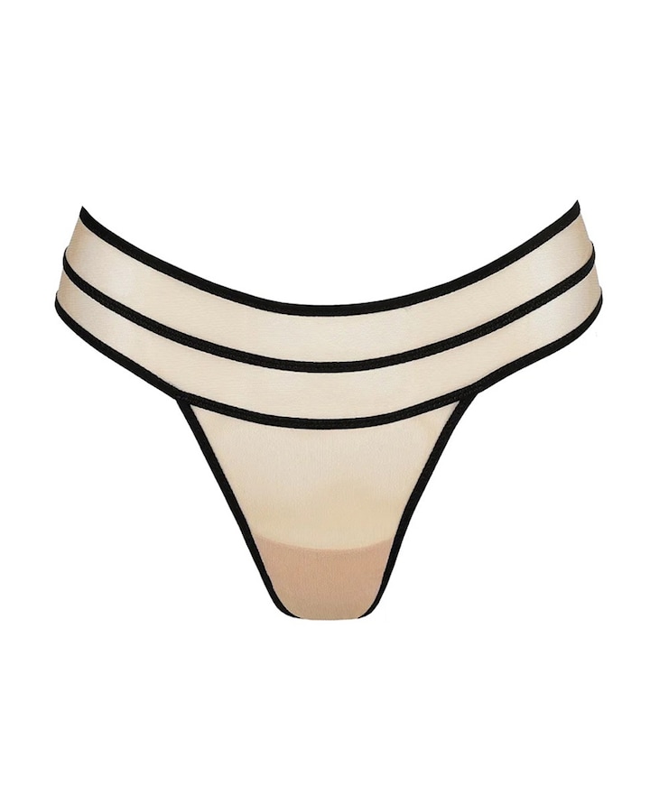 Dames string beige