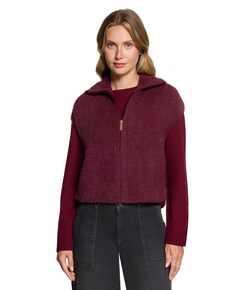Dames gilet bordeaux