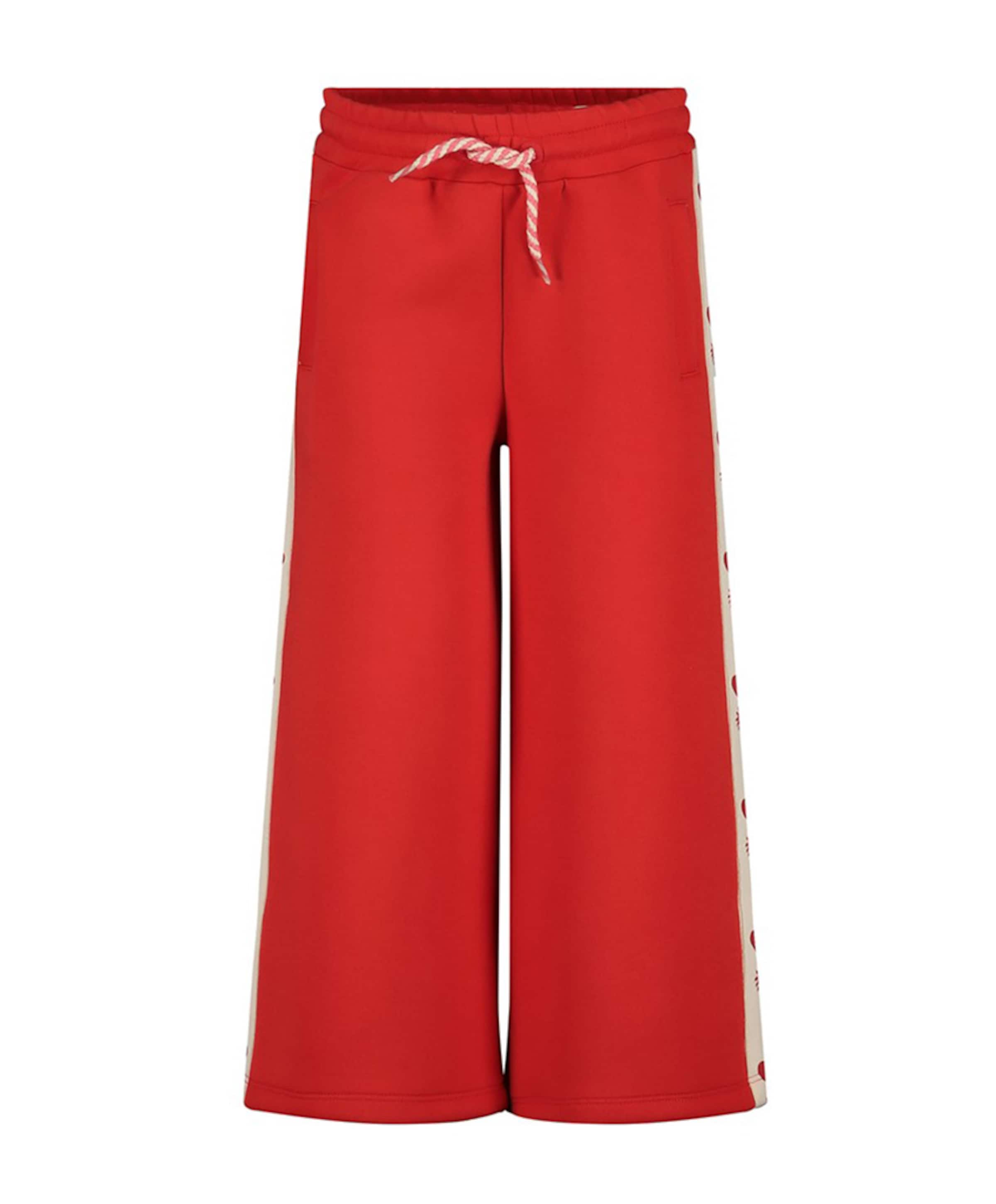 Sporty meisjes broek rood