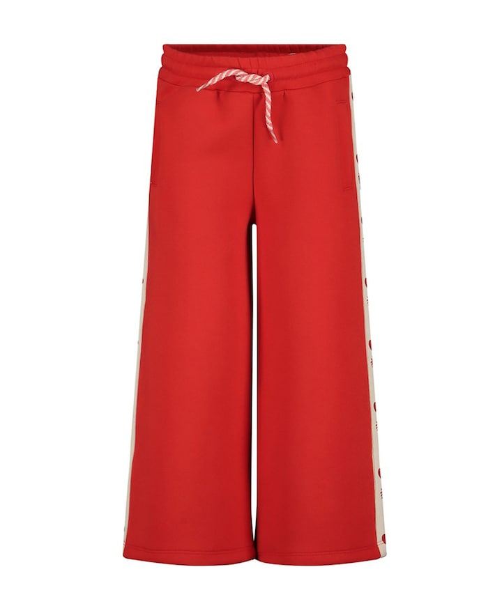 Sporty meisjes broek rood