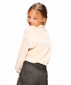 Meisjes trui beige