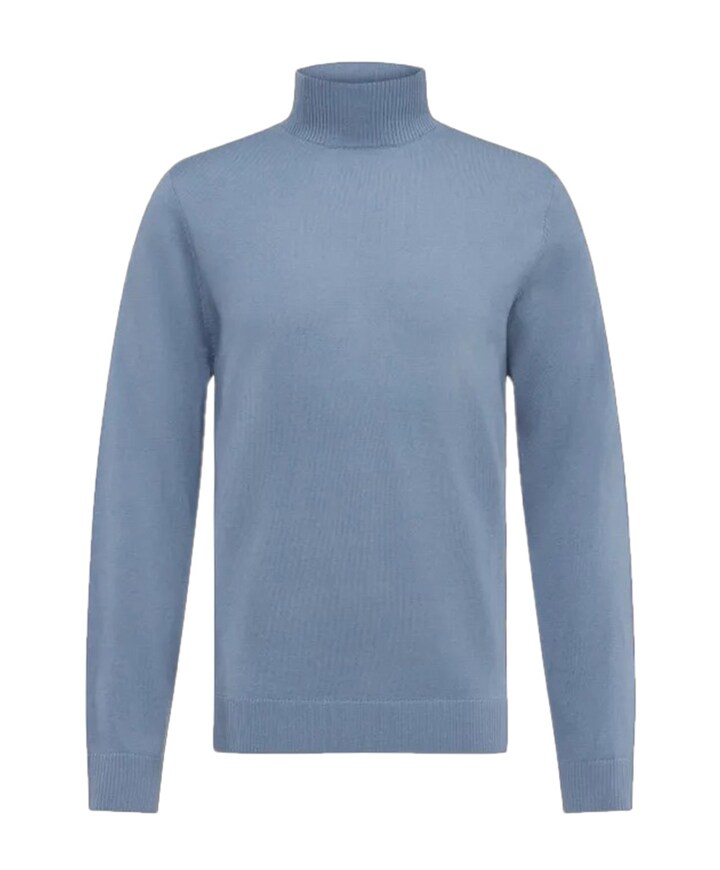 Heren coltrui blauw