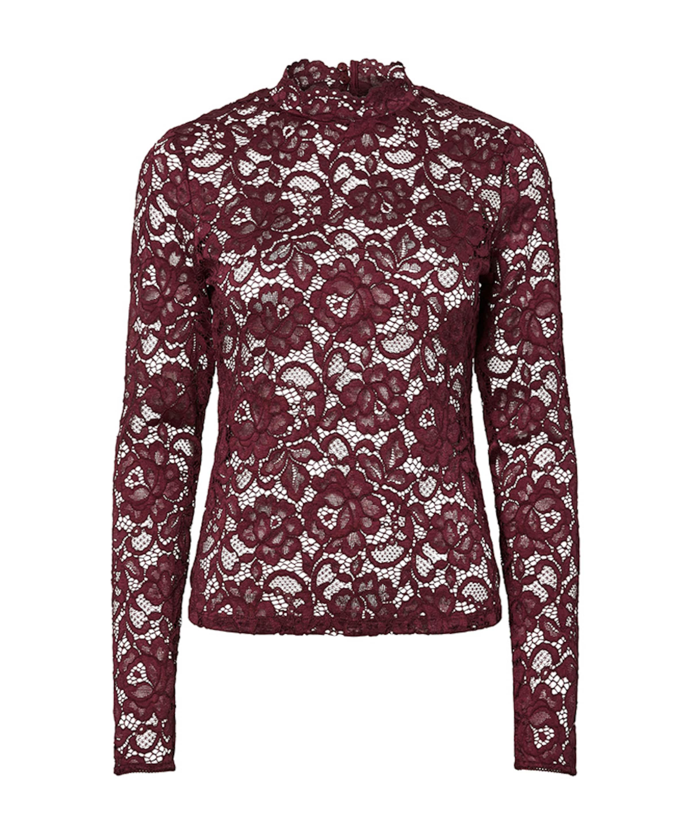 Dames top bordeaux