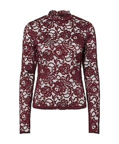 Dames top bordeaux
