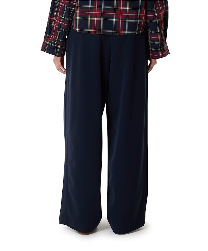 dames broek blauw