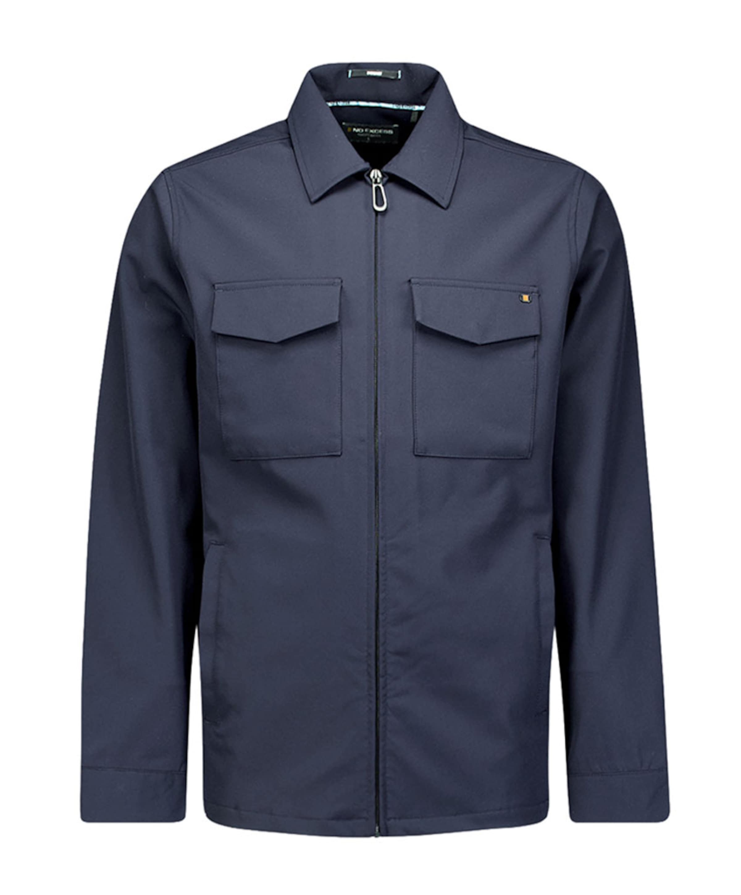 Heren overshirt blauw