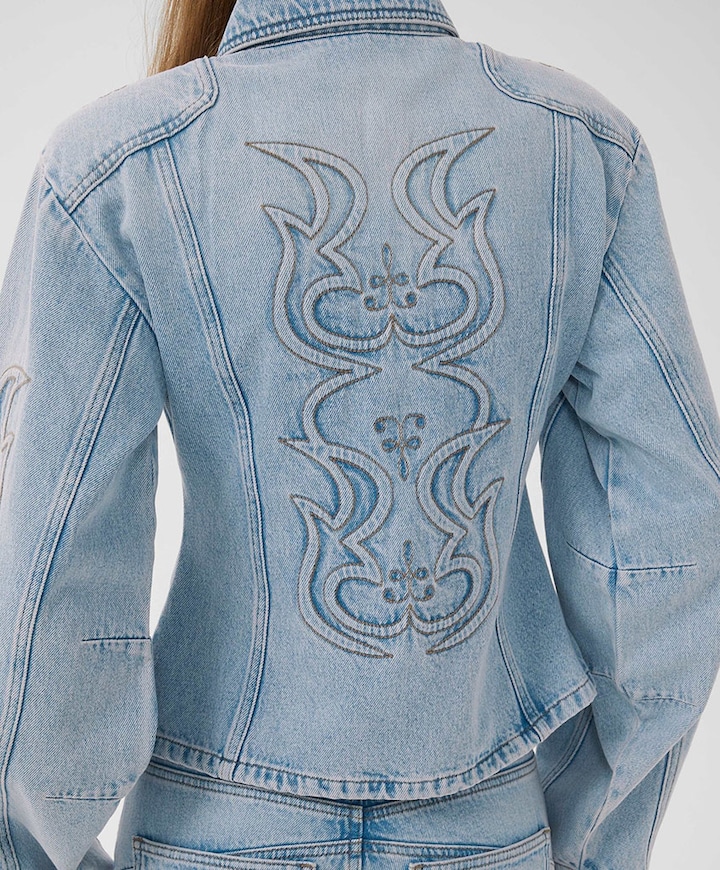 Dames spijkerjas  blauw