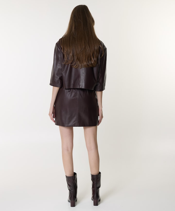 Dames rok bordeaux